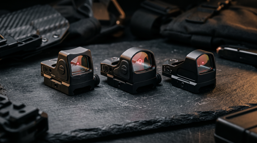 Holosun vs SIG ROMEO vs Trijicon RMR: Pistol Optic Ranges Compared