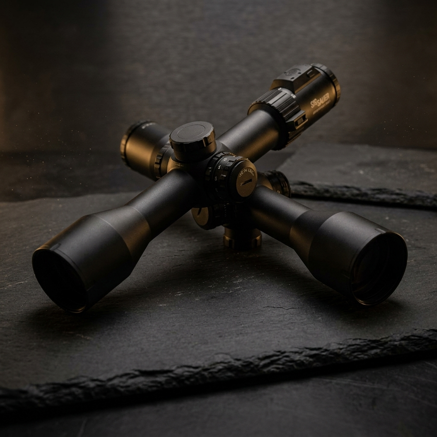 FFP vs SFP rifle scopes – SIG BRAVO6T and SIERRA6BDX crossed on slate