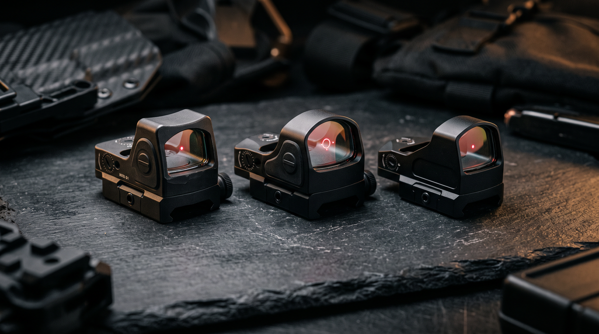 Holosun vs SIG ROMEO vs Trijicon RMR: Pistol Optic Ranges Compared
