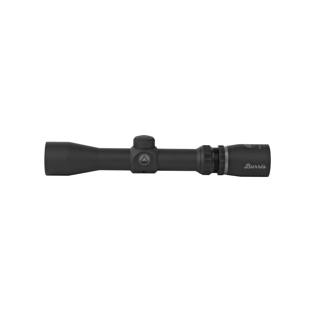 Burris 2-7x32mm handgun scope, Plex reticle, matte black with a 1 inch main tube and Hi-Lume multicoated lenses