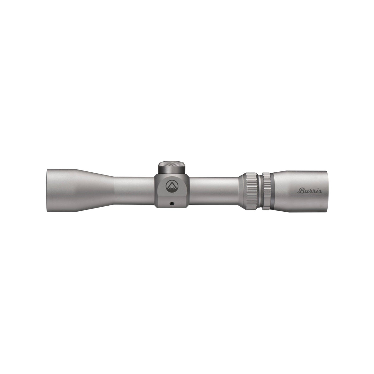 Burris 2-7x32mm handgun scope with the Plex reticle in a polished nickel finish