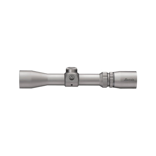 Burris 2-7x32mm handgun scope with the Plex reticle in a polished nickel finish