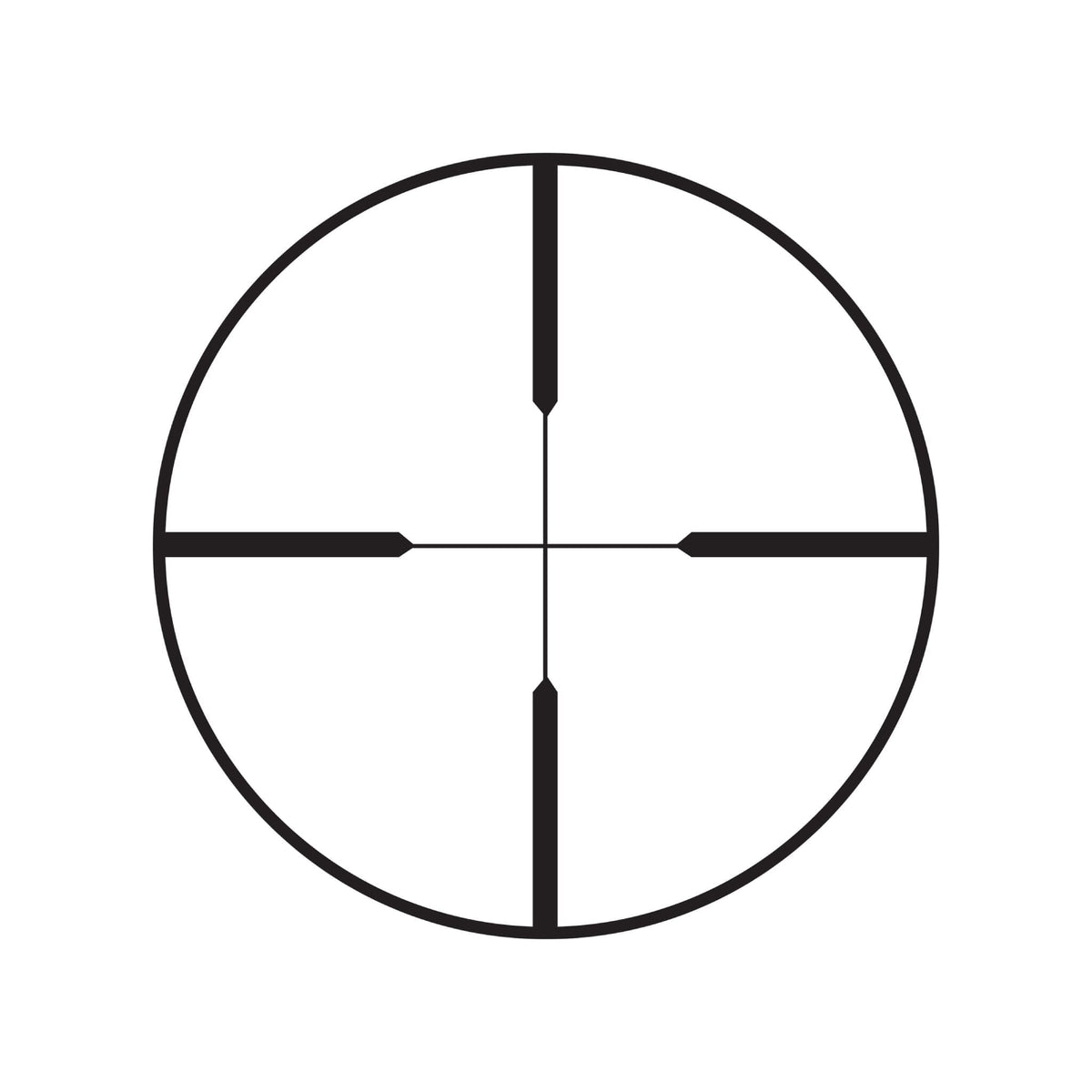 Burris 2-7x32mm handgun scope, Plex reticle, nickel finish and extended eye relief