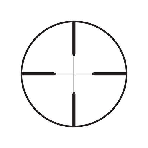 Burris 2-7x32mm handgun scope, Plex reticle, nickel finish and extended eye relief