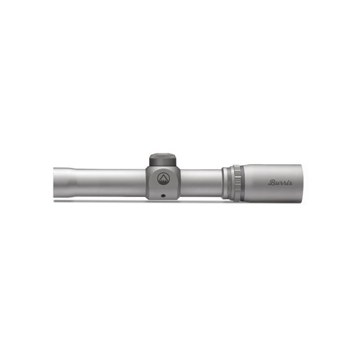 Burris 2x20mm handgun scope with the Plex reticle in a polished nickel finish