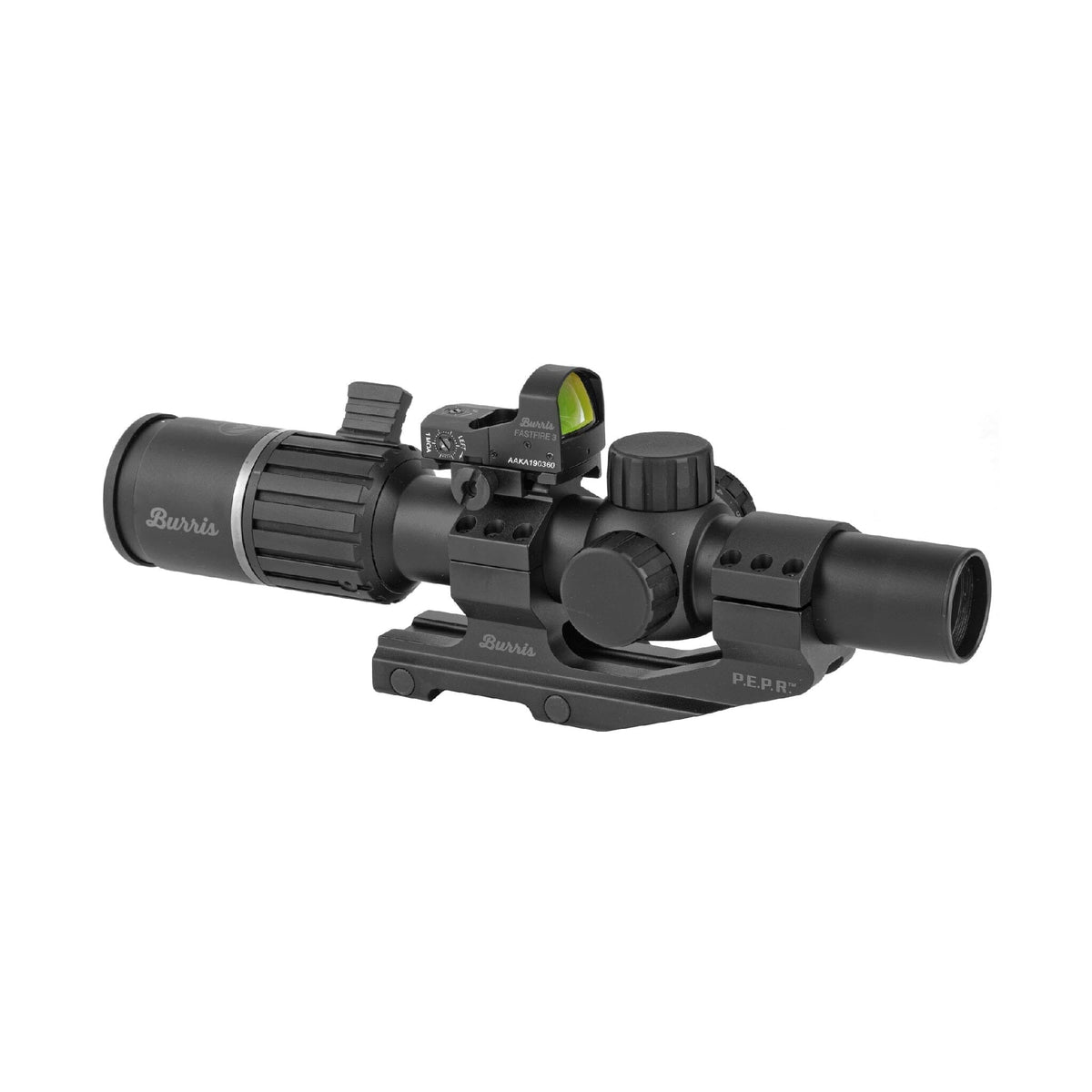 Burris RT-6 1-6x24 LPVO, illuminated Ballistic AR reticle, red dot combo kit in the second focal plane