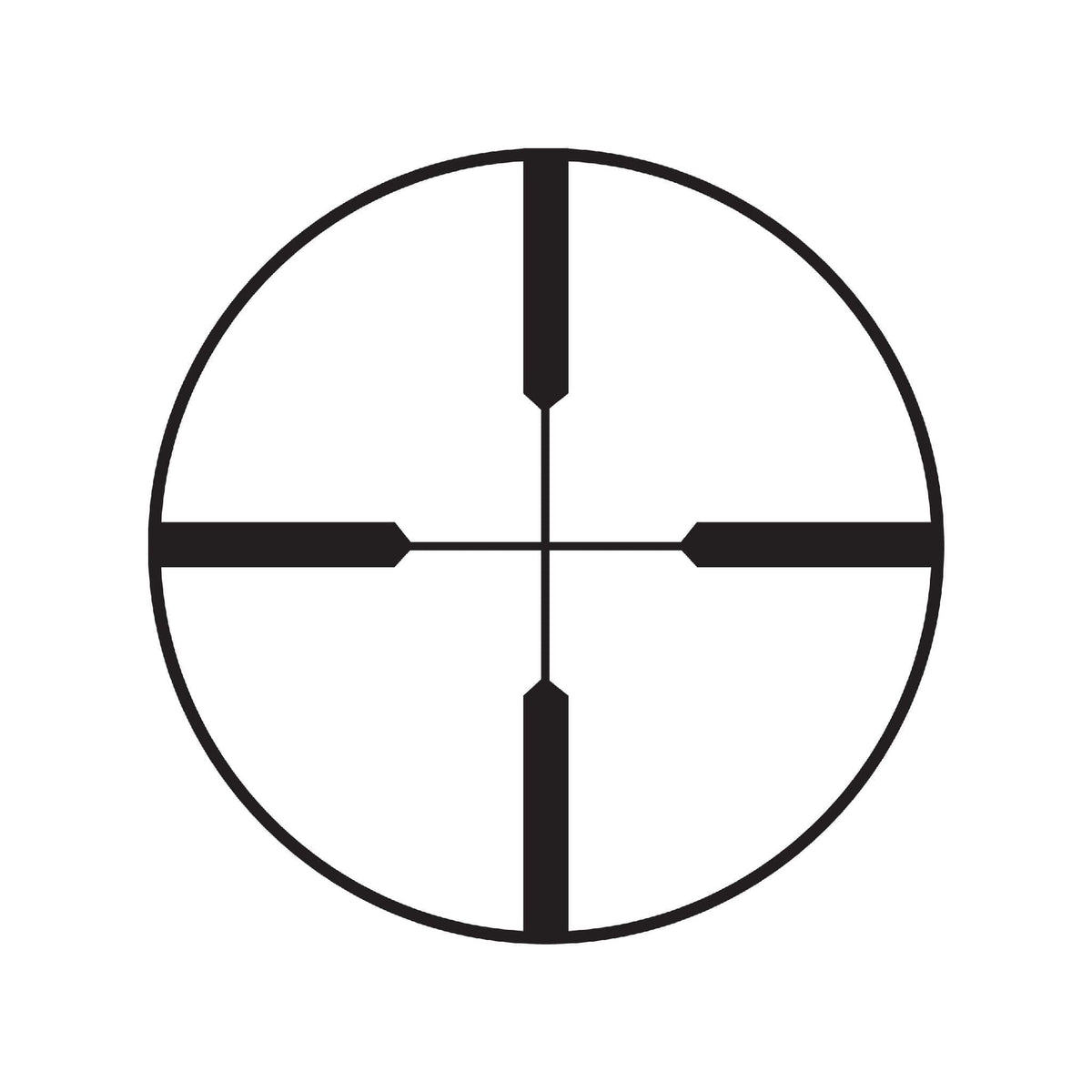 Burris Scout 2.75x20 rifle scope with a 1 inch main tube and Hi-Lume multicoated lenses