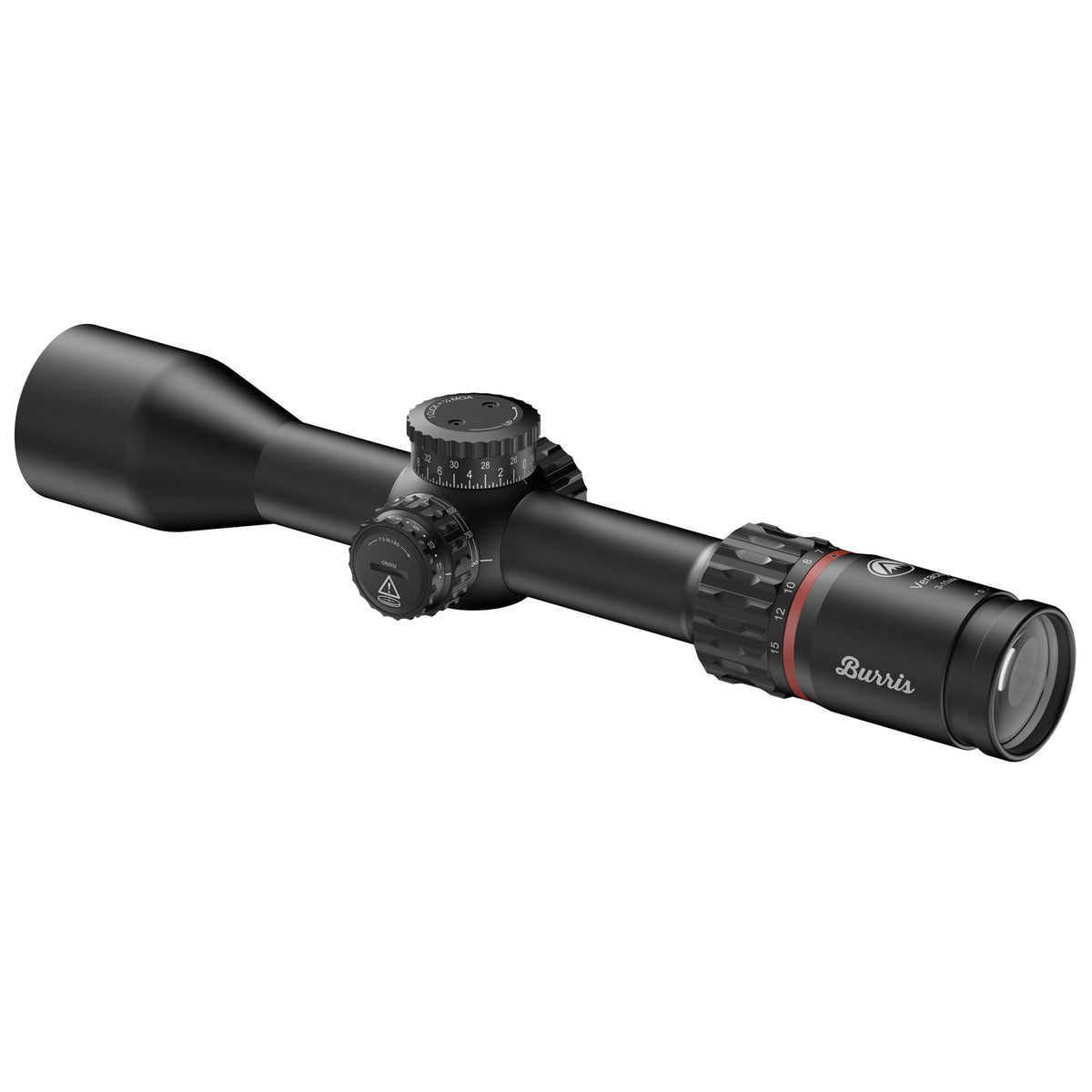 Burris Veracity 3-15x44 rifle scope, illuminated RC-MOA reticle in matte black with a 30mm main tube