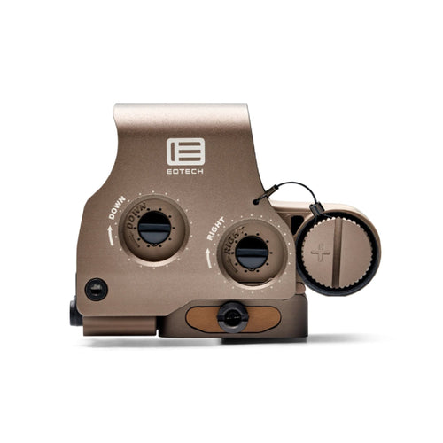 EOTech EXPS3-1 1 MOA dot holographic weapon sight in Tan with a quick-detach lever mount and 7mm raised base