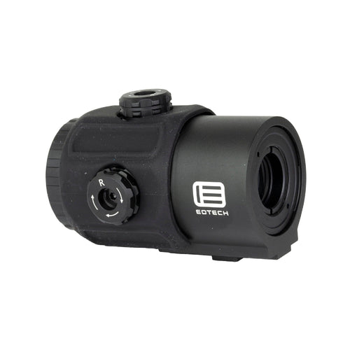 EOTech G43 3x magnifier supplied without a mount in matte black with tool-free windage and elevation adjustment