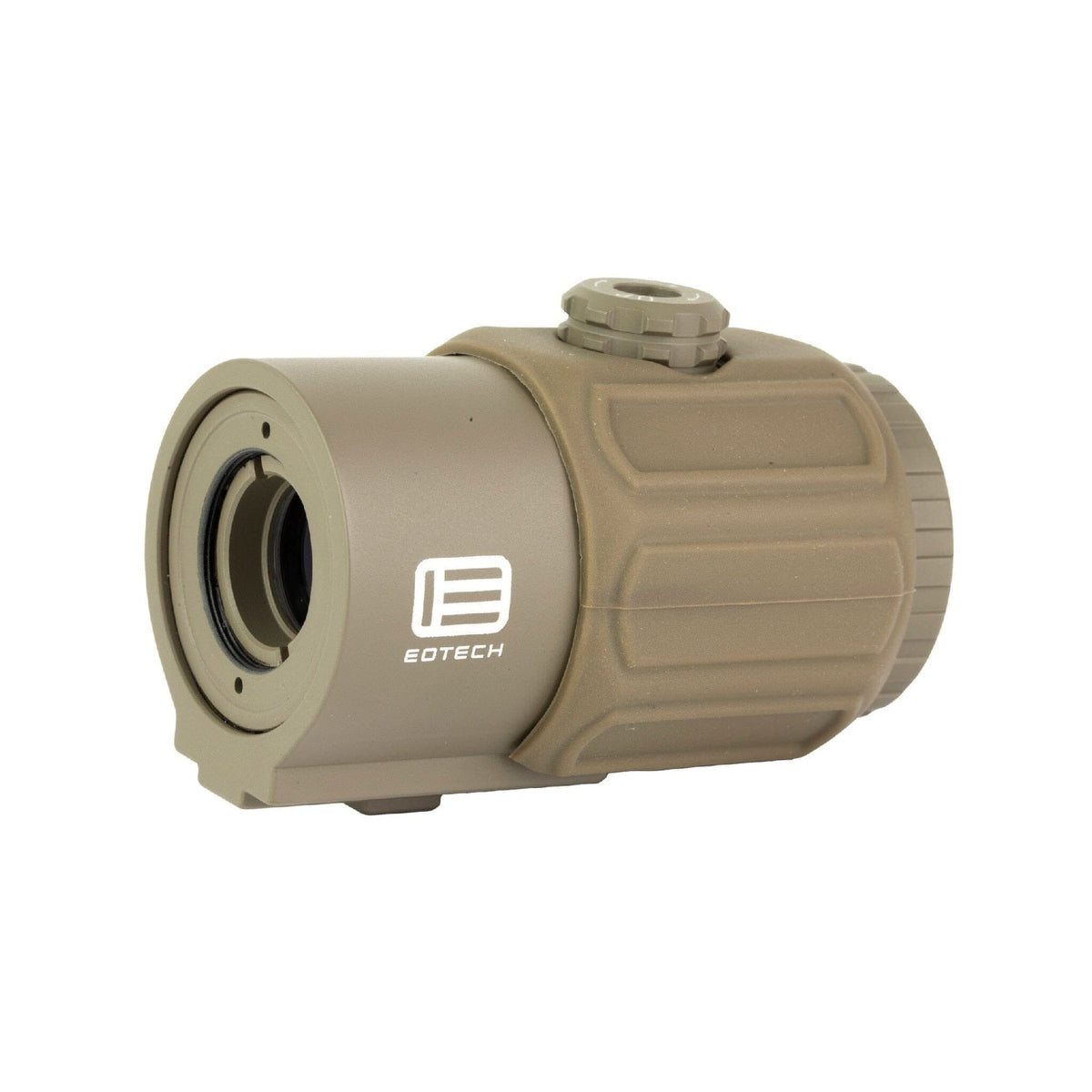 EOTech G43 3x magnifier supplied without a mount in Tan for use behind an EOTech holographic weapon sight