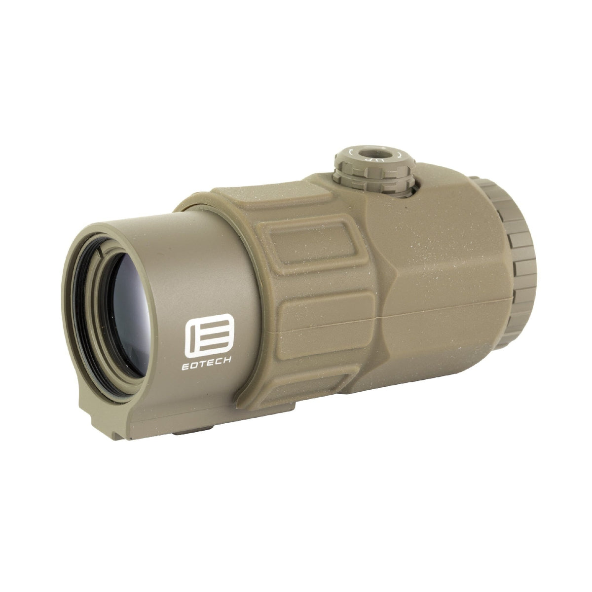 EOTech G45 5x magnifier supplied without a mount in Tan for use behind an EOTech holographic weapon sight