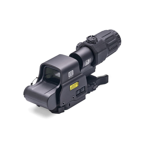 EOTech HHS II holographic hybrid sight system pairing the EXPS2-2 sight with the G33 magnifier