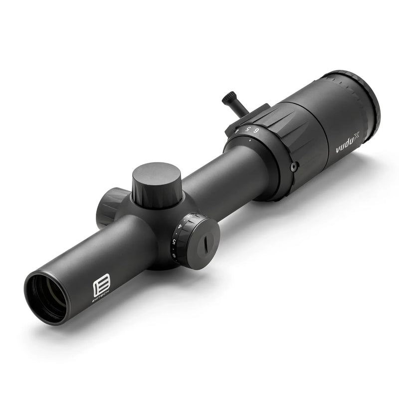 EOTech Vudu X 1-6x24 LPVO rifle scope in black, part number VDX1-6SFBD1