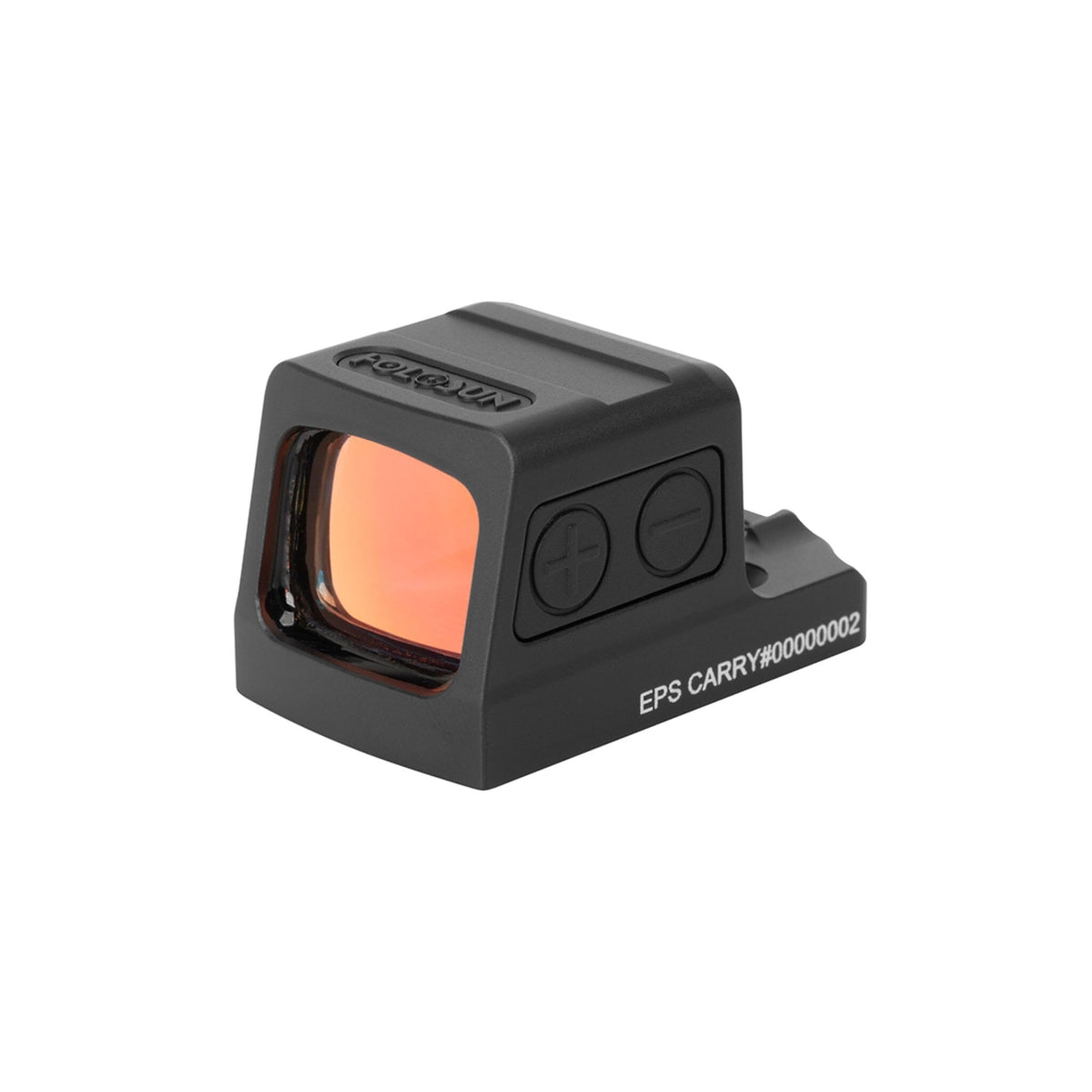 Holosun EPS Carry red dot sight with a precise 2 MOA aiming dot for pistol shooting