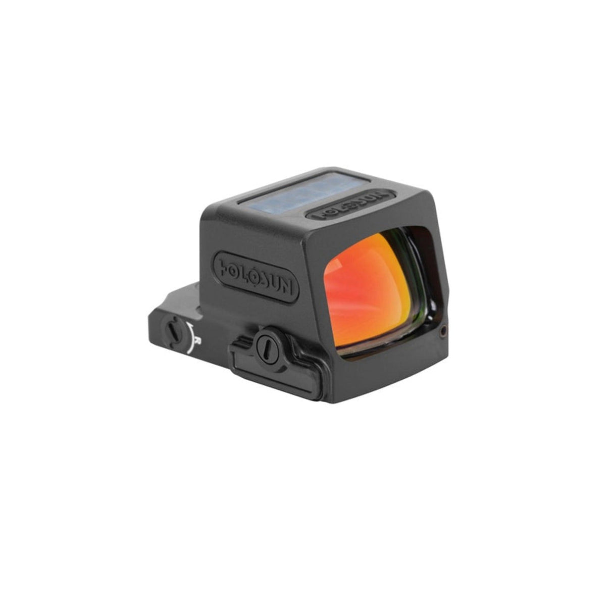 Holosun EPS CORE gold dot sight with a switchable multi-reticle system of dot, circle or circle-dot