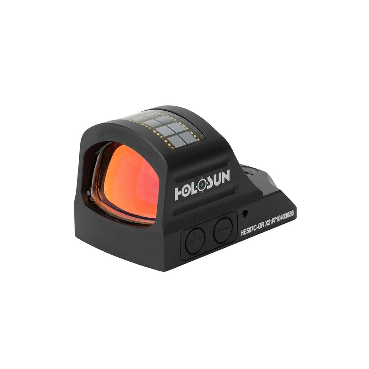 Holosun HE507C X2 green dot sight with a switchable multi-reticle system of dot, circle or circle-dot