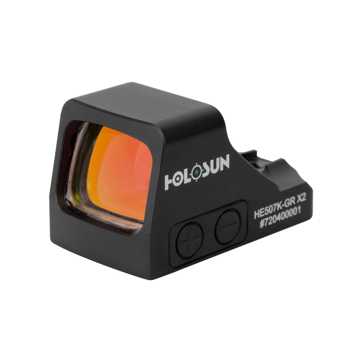 Holosun HE507K X2 green dot sight with a switchable multi-reticle system of dot, circle or circle-dot