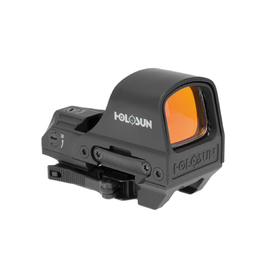 Holosun HE510C green dot sight with a switchable multi-reticle system of dot, circle or circle-dot