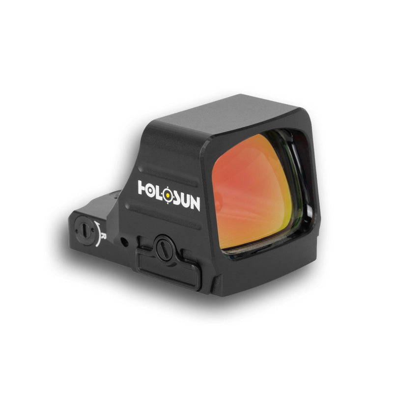 Holosun HS407COMP gold dot sight with a 6 MOA aiming dot for fast competition pick-up