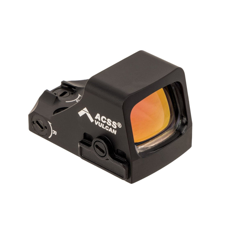 Holosun HS507K X2 red dot sight with the ACSS Vulcan reticle sized for compact carry pistols