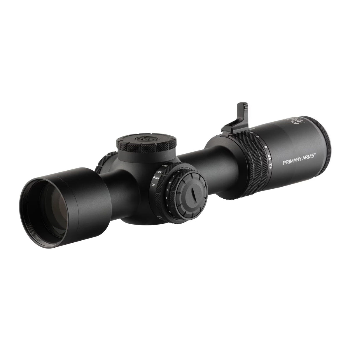 Primary Arms PLxC 1.5-12x36 with an RDB illuminated ACSS Raptor 5.56/.308 Yard Gen II first focal plane reticle