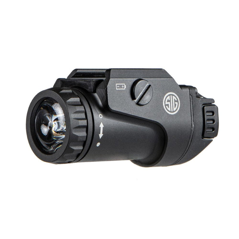 SIG Sauer FOXTROT1X 450 lumen rail-mounted weapon light in black