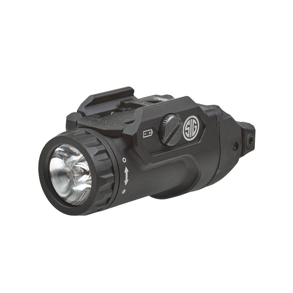 SIG Sauer FOXTROT2R 700 lumen rechargeable rail-mounted weapon light in black