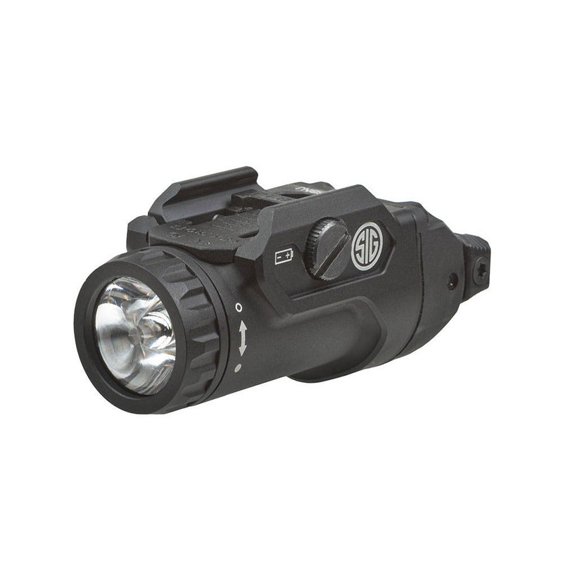 SIG Sauer FOXTROT2R 700 lumen rechargeable rail-mounted weapon light in black