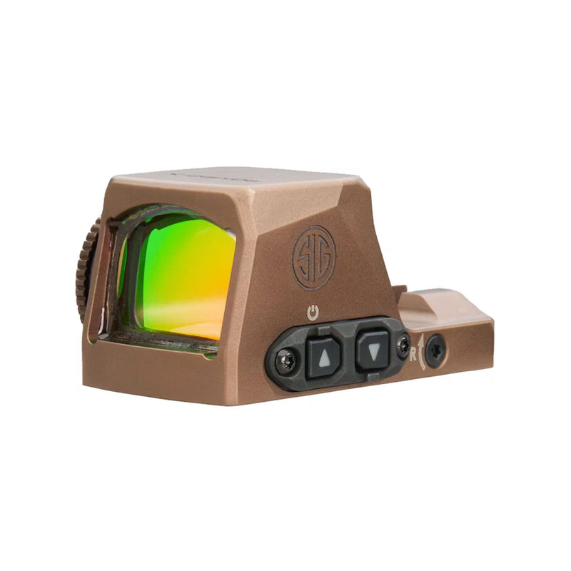SIG Sauer ROMEO-X Pro red dot sight with 2 MOA dot and 32 MOA circle in Flat Dark Earth