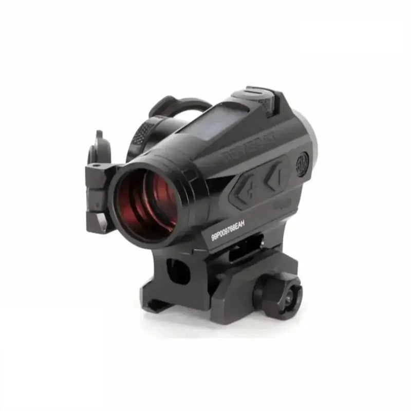 SIG Sauer ROMEO4T red dot sight with 2 MOA ballistic circle dot reticle in matte black