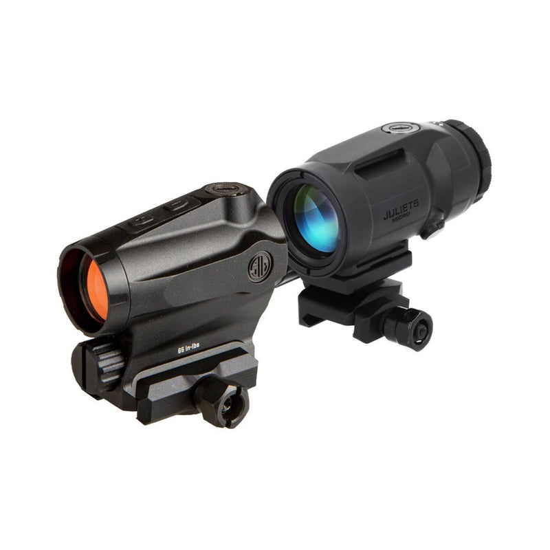 SIG Sauer ROMEO5XDR Gen II red dot sight and JULIET5-Micro magnifier combo