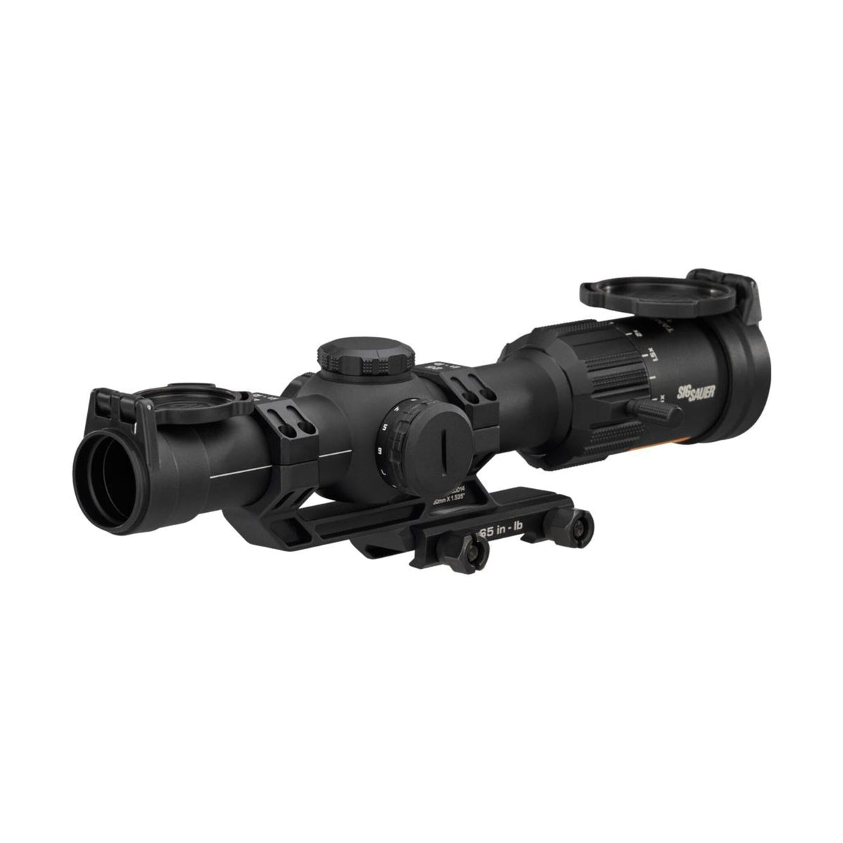 SIG Sauer TANGO-MSR 1-6x24 LPVO in matte black with illuminated MSR BDC6 reticle