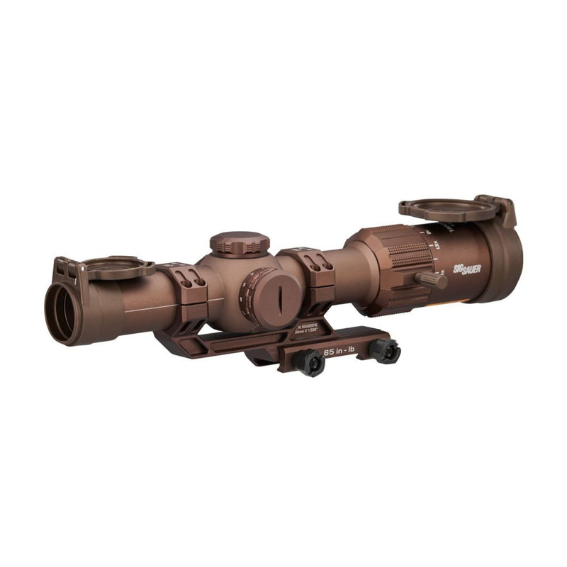 SIG Sauer TANGO-MSR 1-6x24 LPVO in Coyote Tan with illuminated MSR BDC6 reticle