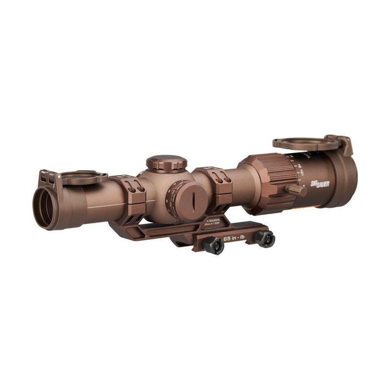SIG Sauer TANGO-MSR 1-8x24 LPVO in Coyote Tan with illuminated MSR BDC8 reticle