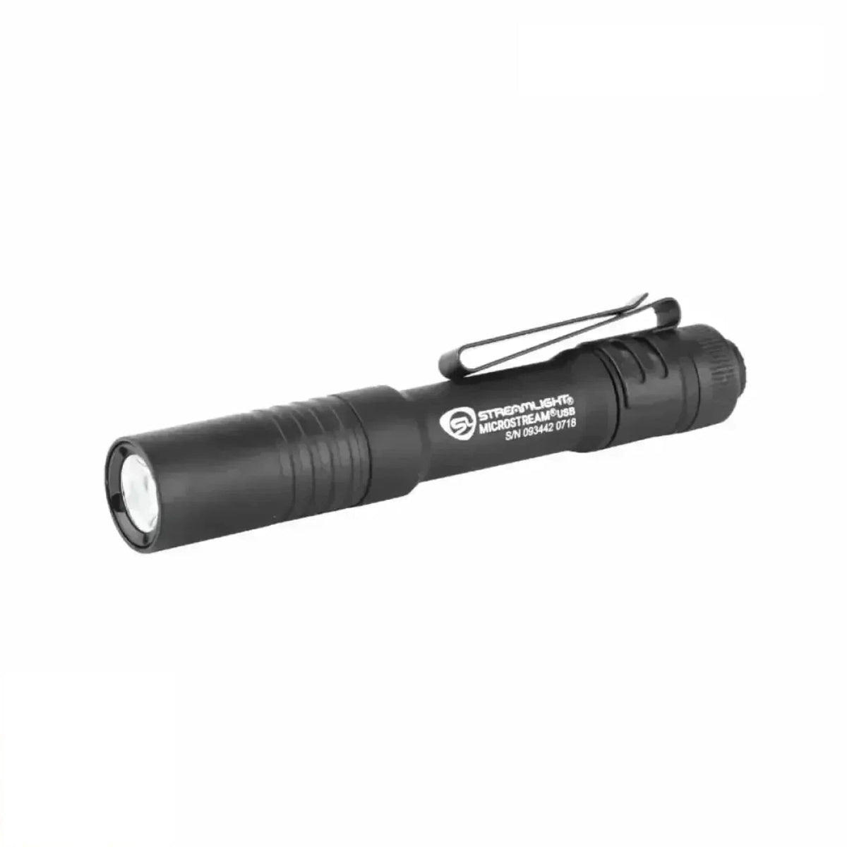 Streamlight MicroStream USB EDC flashlight in black with 250 lumens reaching 68 metres