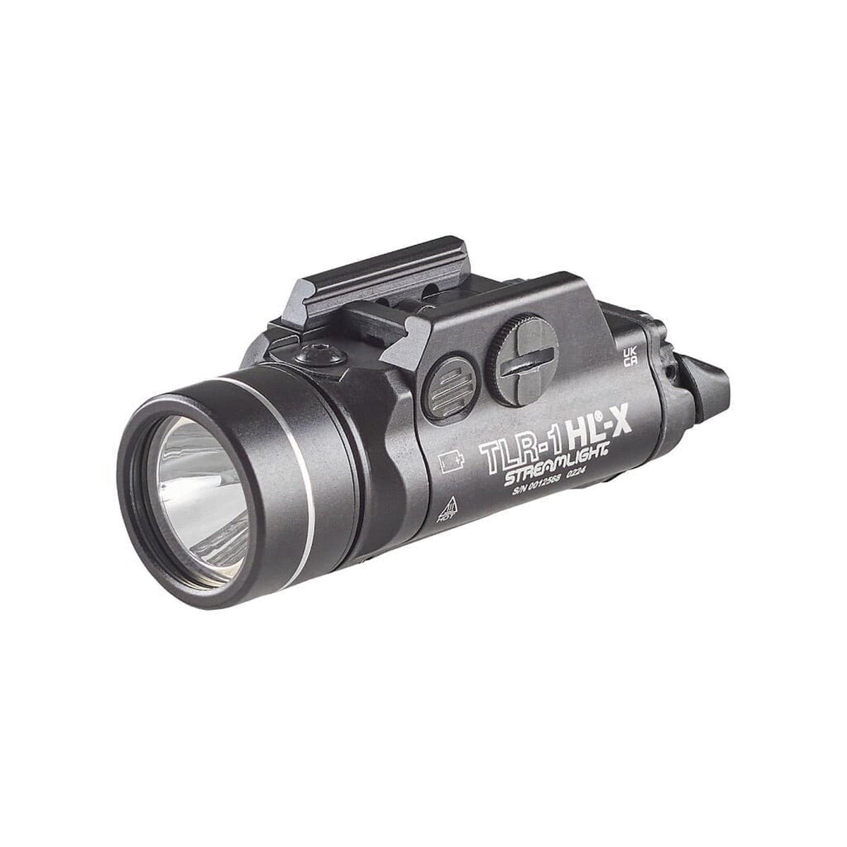 Streamlight TLR-1 HL-X USB weapon light producing 1500 lumens on the SL-B9 rechargeable pack