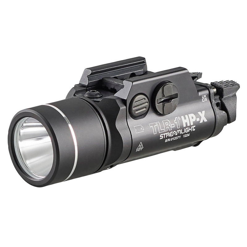 Streamlight TLR-1 HP-X USB weapon light with 1300 lumens and 77,000 candela