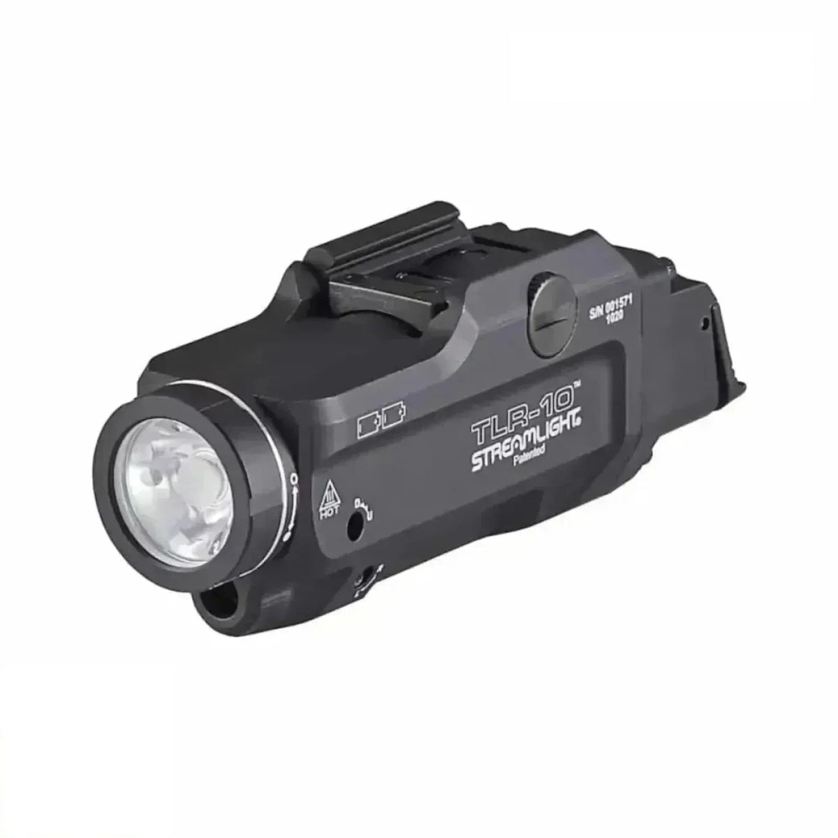Streamlight TLR-10 Flex weapon light with red laser producing 1000 lumens
