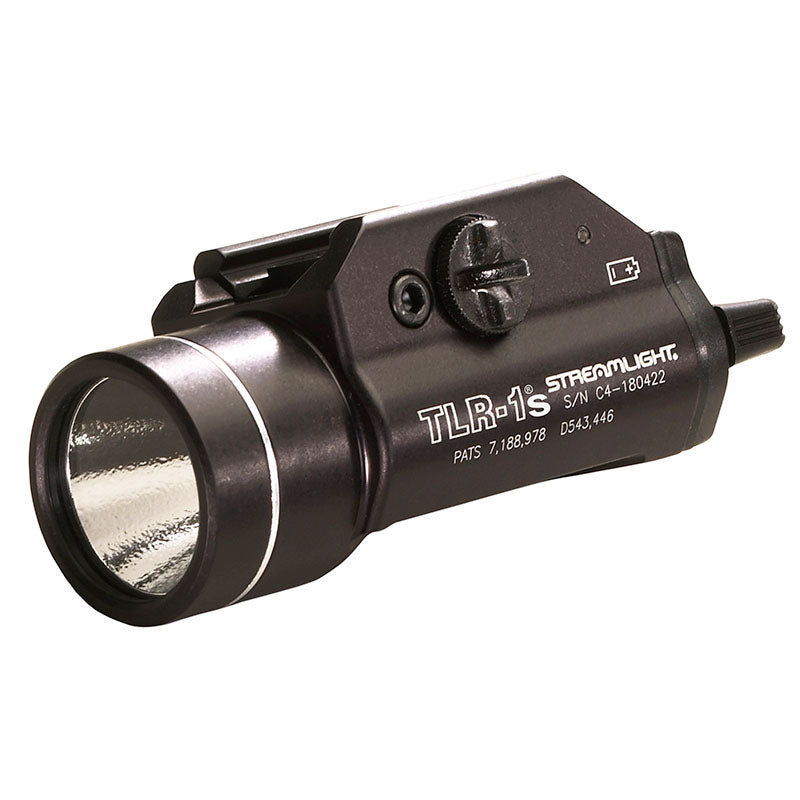 Streamlight TLR-1s 300 lumen weapon light in black (part 69210)