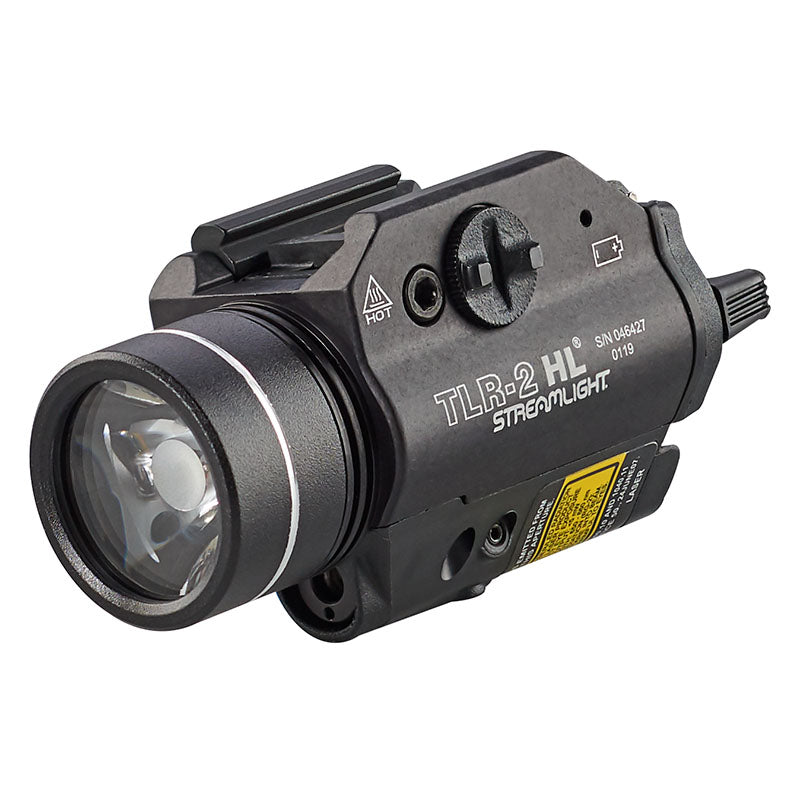 Streamlight TLR-2 HL 1000 lumen weapon light with red laser in black (part 69261)