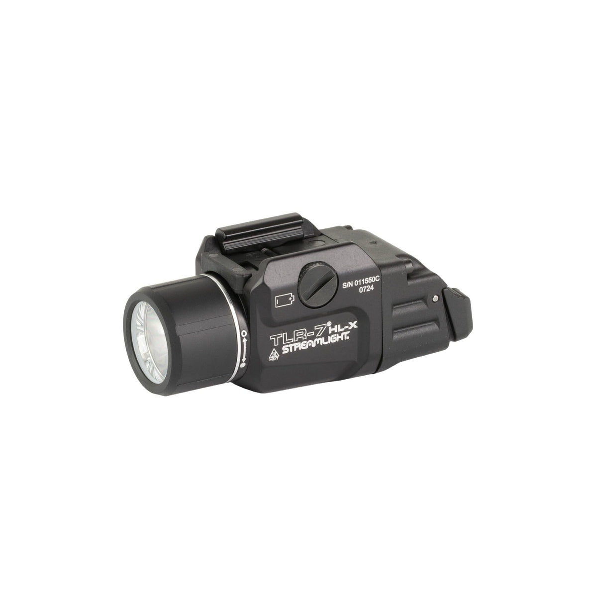 Streamlight TLR-7 HL-X USB weapon light in black with 1100 lumens and 22,000 candela