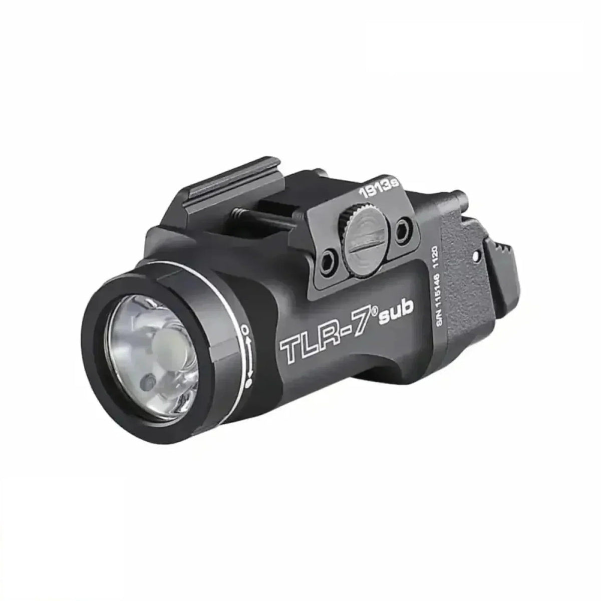 Streamlight TLR-7 X sub weapon light for 1913 short rail pistols with 725 lumens and 7,700 candela