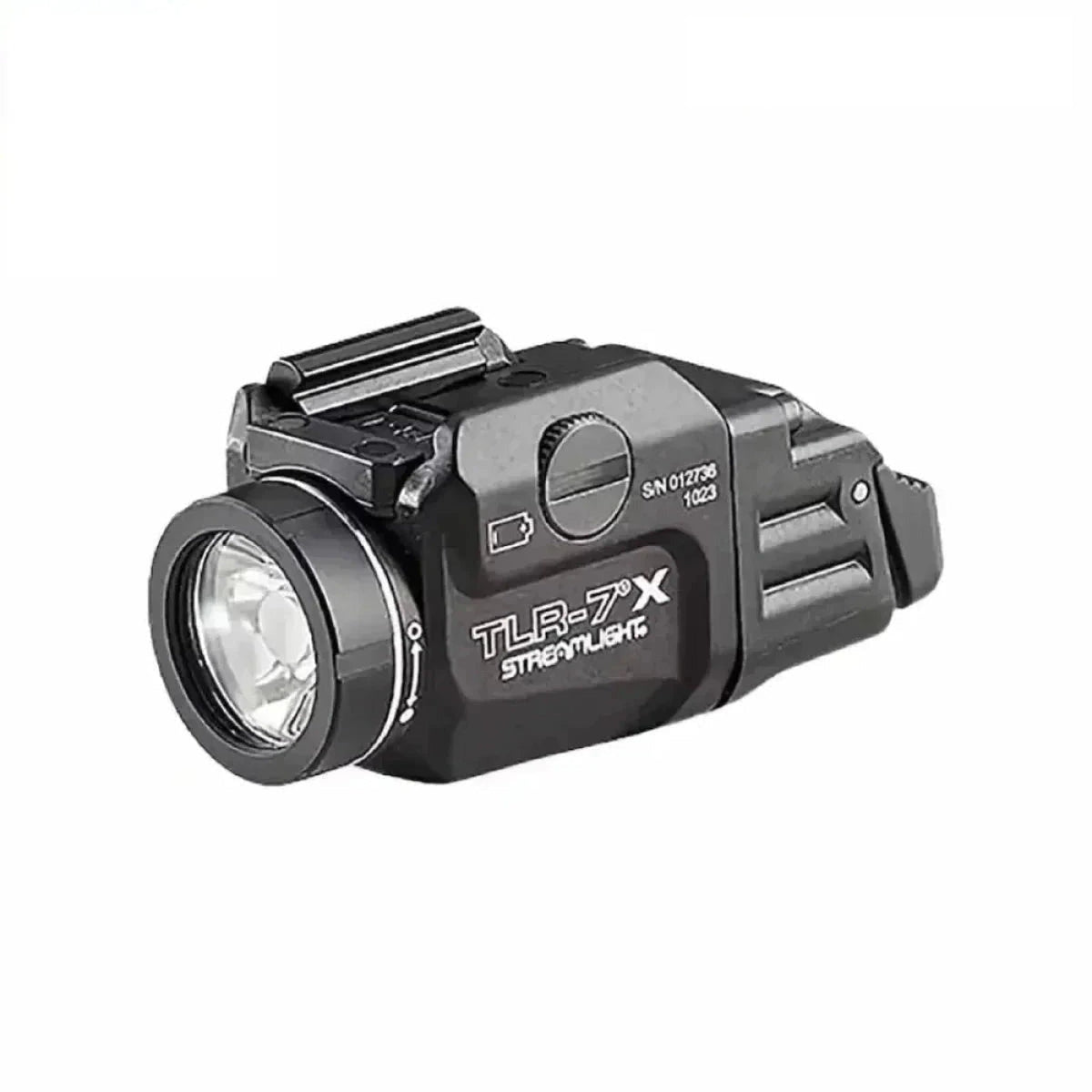 Streamlight TLR-7 X USB weapon light in black with 550 lumens and 5,000 candela