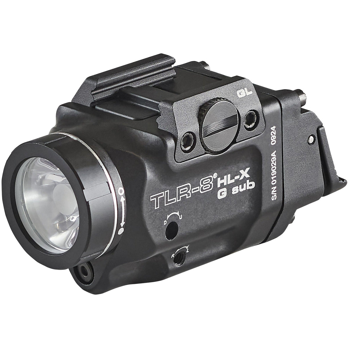 Streamlight TLR-8 HL-X G sub weapon light with green laser for the Glock 43X and 48 at 1000 lumens
