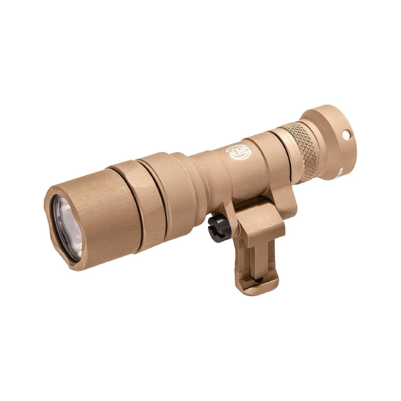 SureFire M340C Mini Scout Light Pro weapon light in tan producing 500 lumens from a compact head