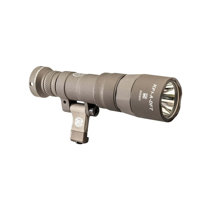 SureFire M340DFT Mini Scout Light Pro Turbo weapon light in tan with high candela turbo throw