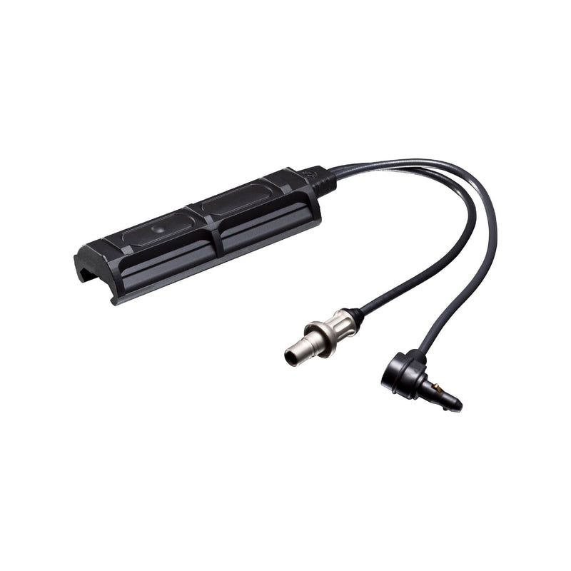 SureFire SR07-D-IT Scout Light remote dual switch in black with a momentary pad and constant-on button