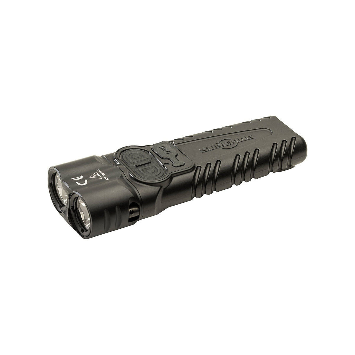 SureFire Stiletto Pro II tactical flashlight producing 1500 lumens on its highest setting