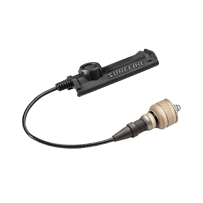 SureFire UE-SR07 Scout Light tailcap and remote switch in tan for Scout Light weapon lights